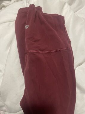 Lululemon Maroon Leggings
